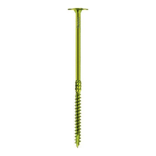 Eurotec Vis à bois Paneltwistec tête disque jaune 8x80mm T40