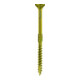 Eurotec Vis à bois Paneltwistec tête fraisée jaune 5 x 40 mm T20-1