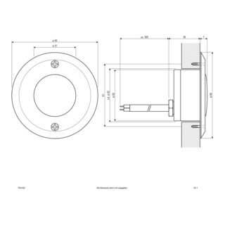 EVN Applique LED 350mA 1,2W ww IP65 1002