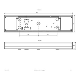 EVN Applique LED WA20160125 aluminium 3 températures de couleur