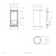 EVN Applique murale 230V GU10 2x11W IP54 blanche 637201N