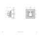 EVN Applique murale 239 414 alu 230V G9 25W