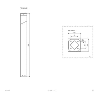 EVN Balise lumineuse WSL441015 IP44 Aluminium