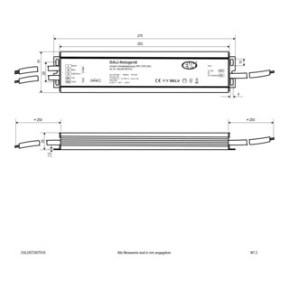 EVN DALI Dimmer-Empfänger inkl. Netzgerät DALD6724075VS