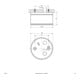 EVN Decken-/Wandleuchte 230V GX53 11W IP54 ws