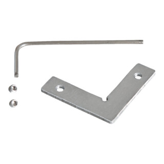 EVN Eckverbinder f.Alu-Profile 90Gr APHV90 Aluminium eloxiert