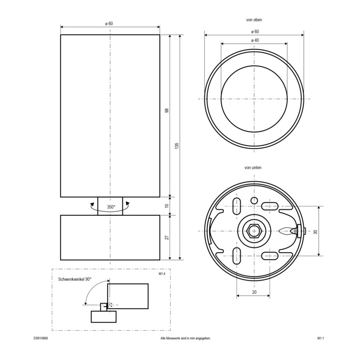 EVN LED-Anbauleuchte DSR10909