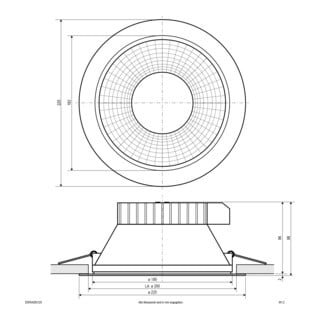 EVN LED-Deckeneuchte CCT Switch ML DSR54200125