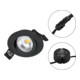 EVN LED Einbauleuchte 230V 830 dimmbar schwarz S060902