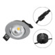 EVN LED Einbauleuchte S061502 230V 830 dimmbar chrom matt