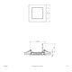 EVN LED Panneau encastrable LP QW 093502 5W 3000K 93 x 93 mm