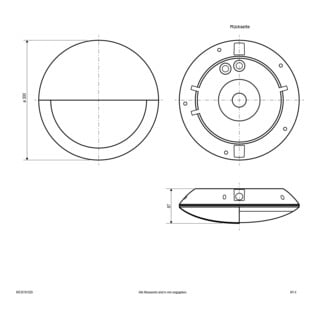 EVN LED-Wandleuchte IP65 WE30181525