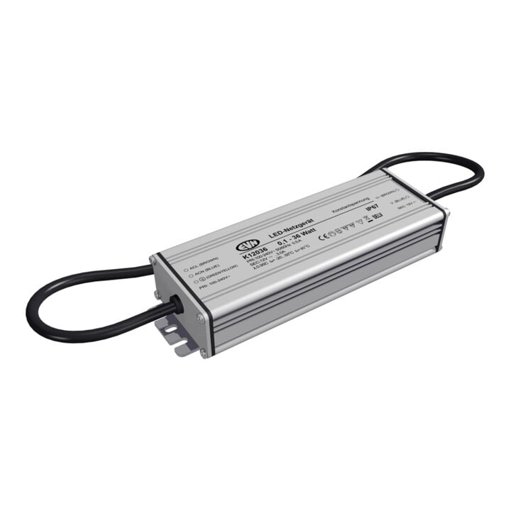 EVN Lichttechnik Alimentation LED 12VDC 0-36W IP67 K 12036