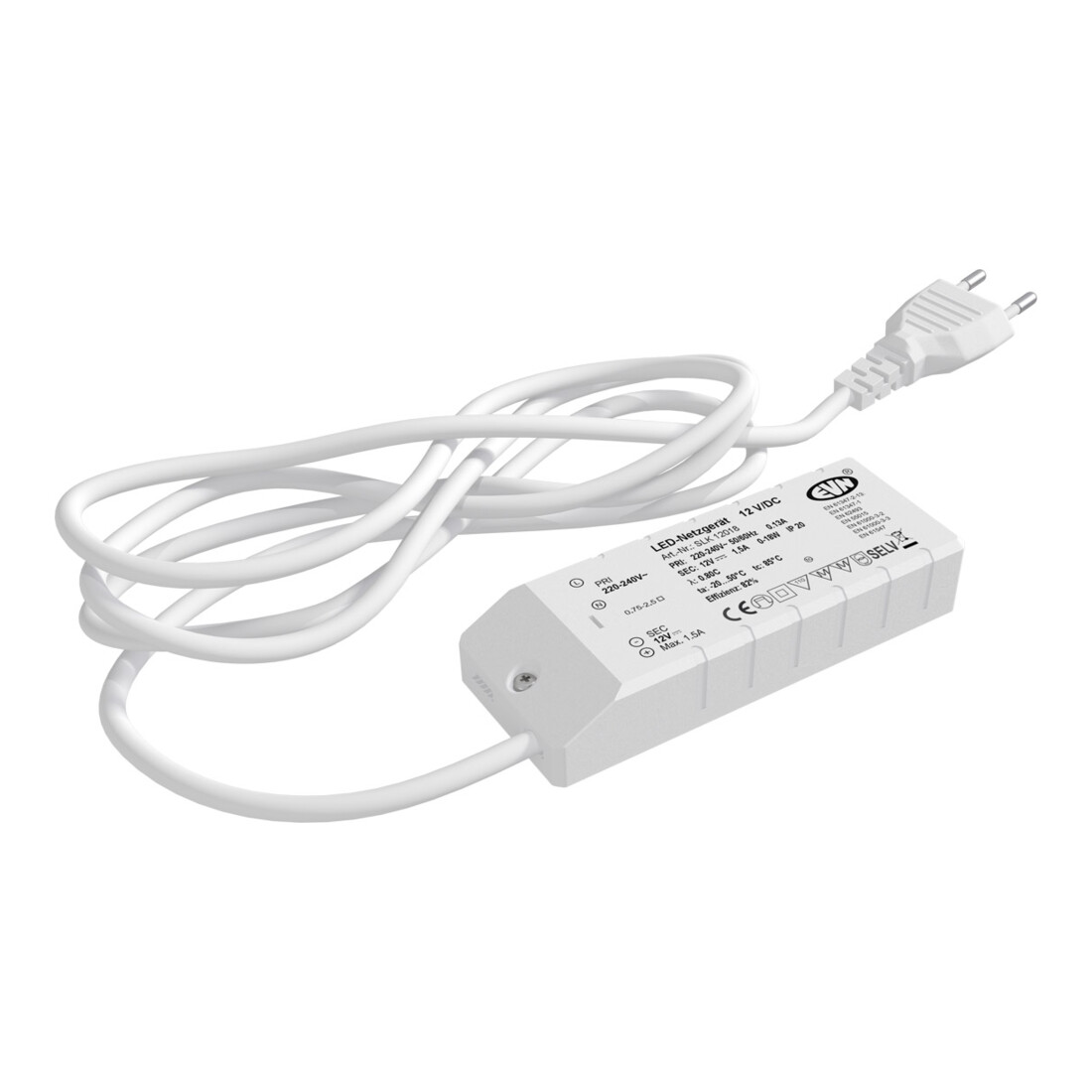 EVN Lichttechnik Alimentation LED 12VDC 1-18 Watt SLK 120 18