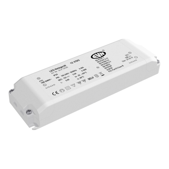 EVN Lichttechnik Alimentation LED 12VDC 1-36 Watt SLK 120 36