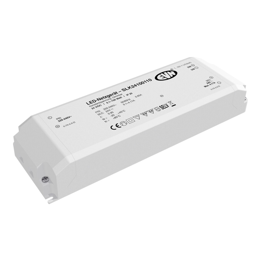 EVN Lichttechnik Alimentation LED 24VDC 0,1-100W IP20 SLK24100110