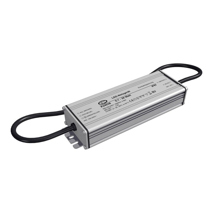 EVN Lichttechnik Alimentation LED 24VDC 0-36W IP67 K 24036