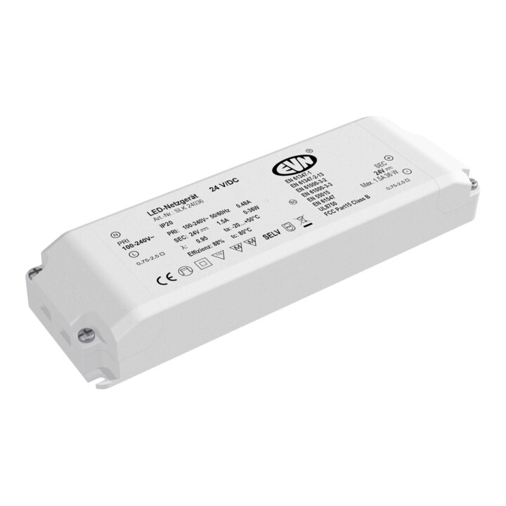 EVN Lichttechnik Alimentation LED 24VDC 1-36 Watt SLK 240 36