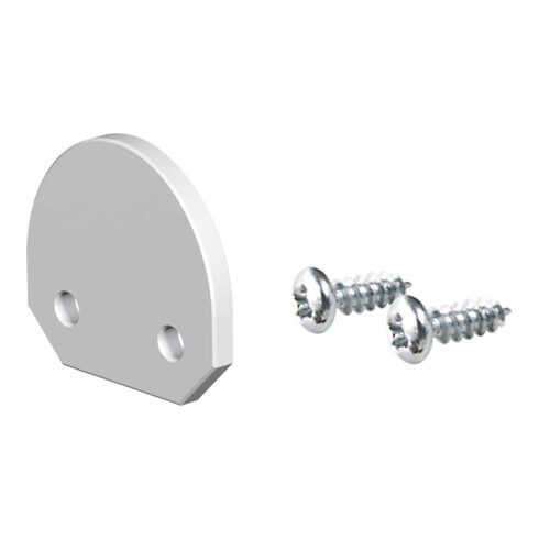 EVN Lichttechnik Alu-End-Abschlussplatte mit 2 Schrauben APRE EAP