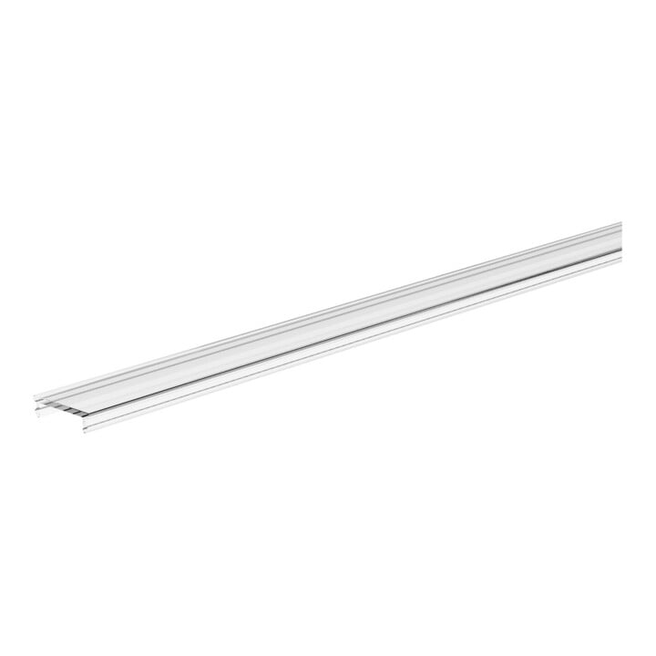 EVN Lichttechnik Alu-Profil-Abdeckung flach klar 200cm KAKF200