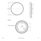 evn_lichttechnik Applique LED DUT600925 avec commutateur CCT