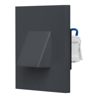 EVN Lichttechnik Applique LED encastrée 3000K IP44 anthracite LQ41802AE