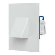 EVN Lichttechnik Applique LED encastrée 3000K IP44 blanche LQ41802WE-2