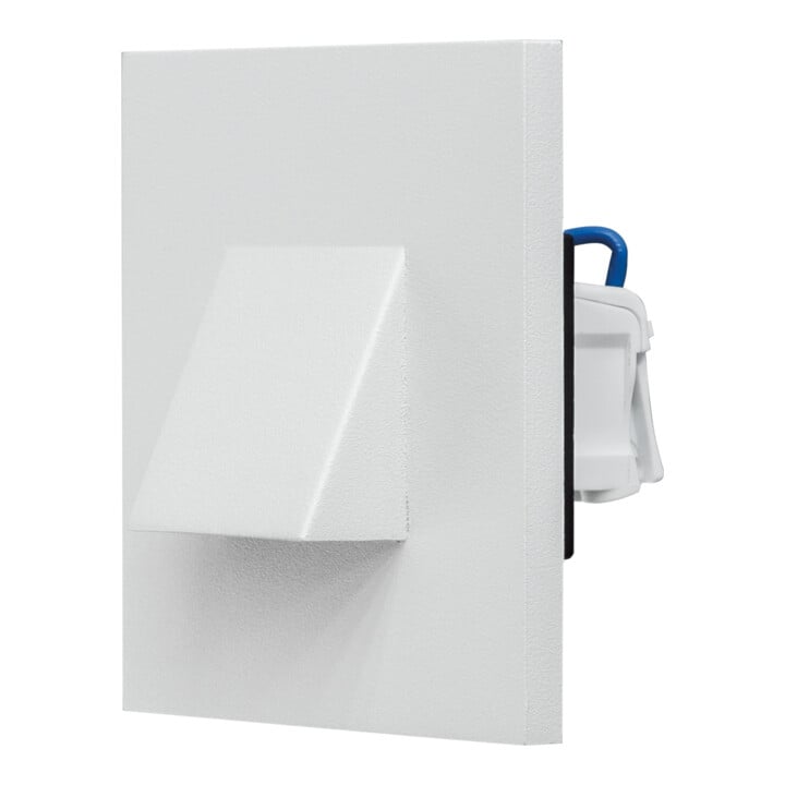 EVN Lichttechnik Applique LED encastrée 3000K IP44 blanche LQ41802WE