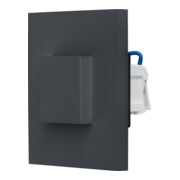 EVN Lichttechnik Applique LED encastrée murale 3000K IP44 anthracite LQ41802AD-2