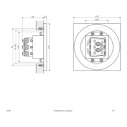 EVN Lichttechnik Applique LED encastrée murale IP44 230V 55lm LQ41802-5