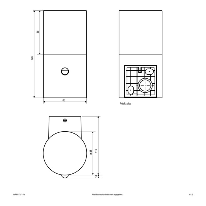 evn_lichttechnik Applique murale WRM172715S IP44