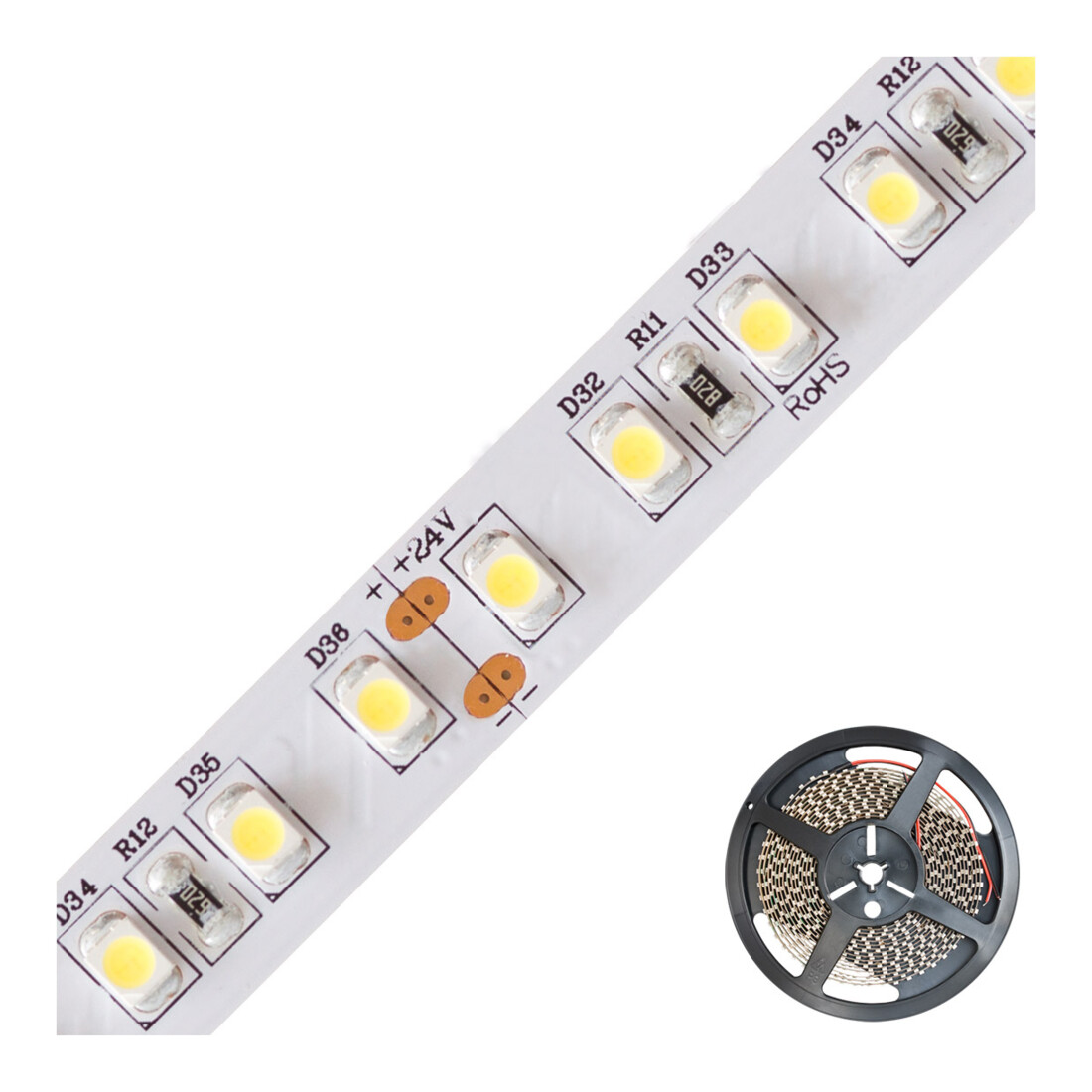 EVN Lichttechnik Bande LED 5m 3000K 24V/DC IP20 SB2024602802