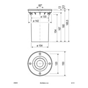 EVN Lichttechnik Bodeneinbauleuchte 35W GU10 IP67 678 235 eds-5