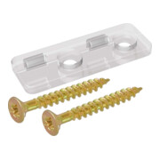 EVN Lichttechnik Clips de montage en plastique 2 clips, 4 vis AP-CLIP-1