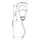 EVN Lichttechnik Douille de chantier LED 4000K 230V IP20 BF230940 280x65mm