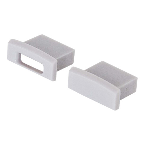EVN Lichttechnik Kunststoff-Endkappen f.APFLAT1AM200 2St. Flat1PAK-Set