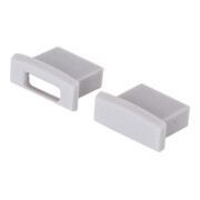 EVN Lichttechnik Kunststoff-Endkappen f.APFLAT1AM200 2St. Flat1PAK-Set