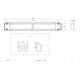 EVN Lichttechnik LED-Anbauleuchte 3000K 230V 110° IP20 L8972802W ws