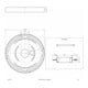 EVN Lichttechnik LED-Anbaupanel 3000K 230V IP20 PAR190102 ws