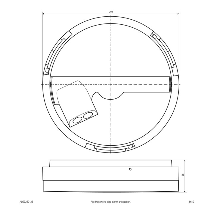 evn_lichttechnik LED-Anbaupanel AD27250125