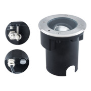 EVN Lichttechnik LED-Bodenleuchte IP67 4000K PC67107040