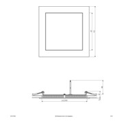 EVN Lichttechnik LED Einbau Panel 15W 350mA 3000K LPQ 173 502-4