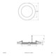 EVN Lichttechnik LED Einbau Panel ws 9W 3000K 120mm rd. LP RW 123502