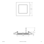 EVN Lichttechnik LED Einbau Panel ws 9W 3000K 120x120mm LP QW 123502-5