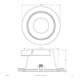 evn_lichttechnik LED-Einbauleuchte L54250125 IP54 3000K 4000K 5700K