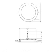 EVN Lichttechnik LED-Einbaupanel 3000K 350mA IP44 LR44143502 ws-5