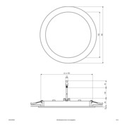 EVN Lichttechnik LED-Einbaupanel rund 4000K IP44 350mA ws LR44183540-3