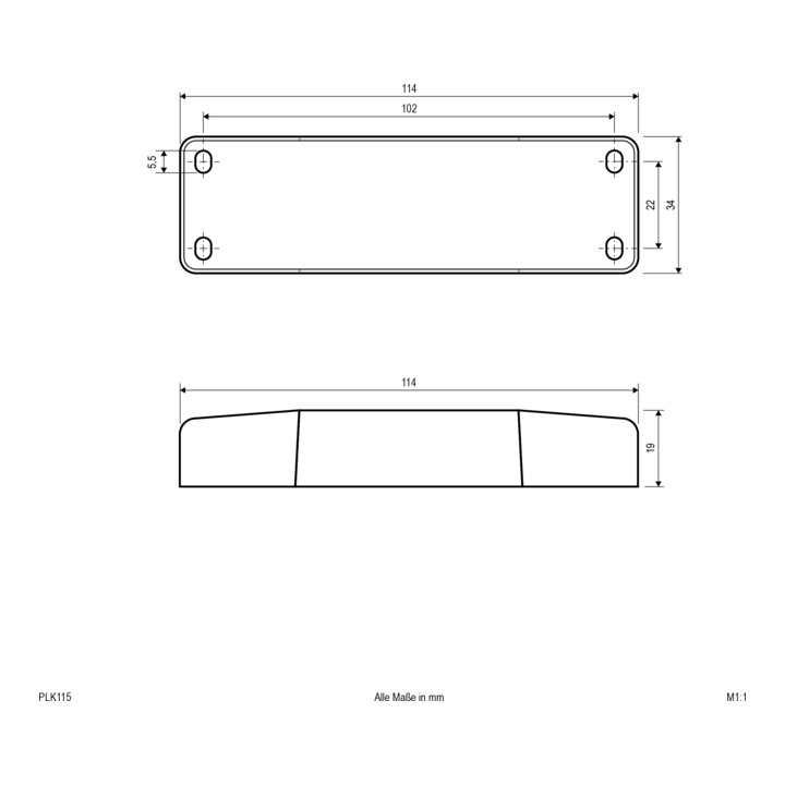 EVN Lichttechnik LED-Konverter 350mA 1-15W PLK 115