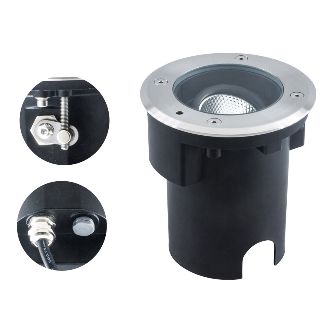 EVN Lichttechnik LED-lampe de sol IP67 4000K PC67107040