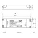 EVN Lichttechnik LED-Netzgerät 350mA 18,6-37,1WIP20 PLD203540